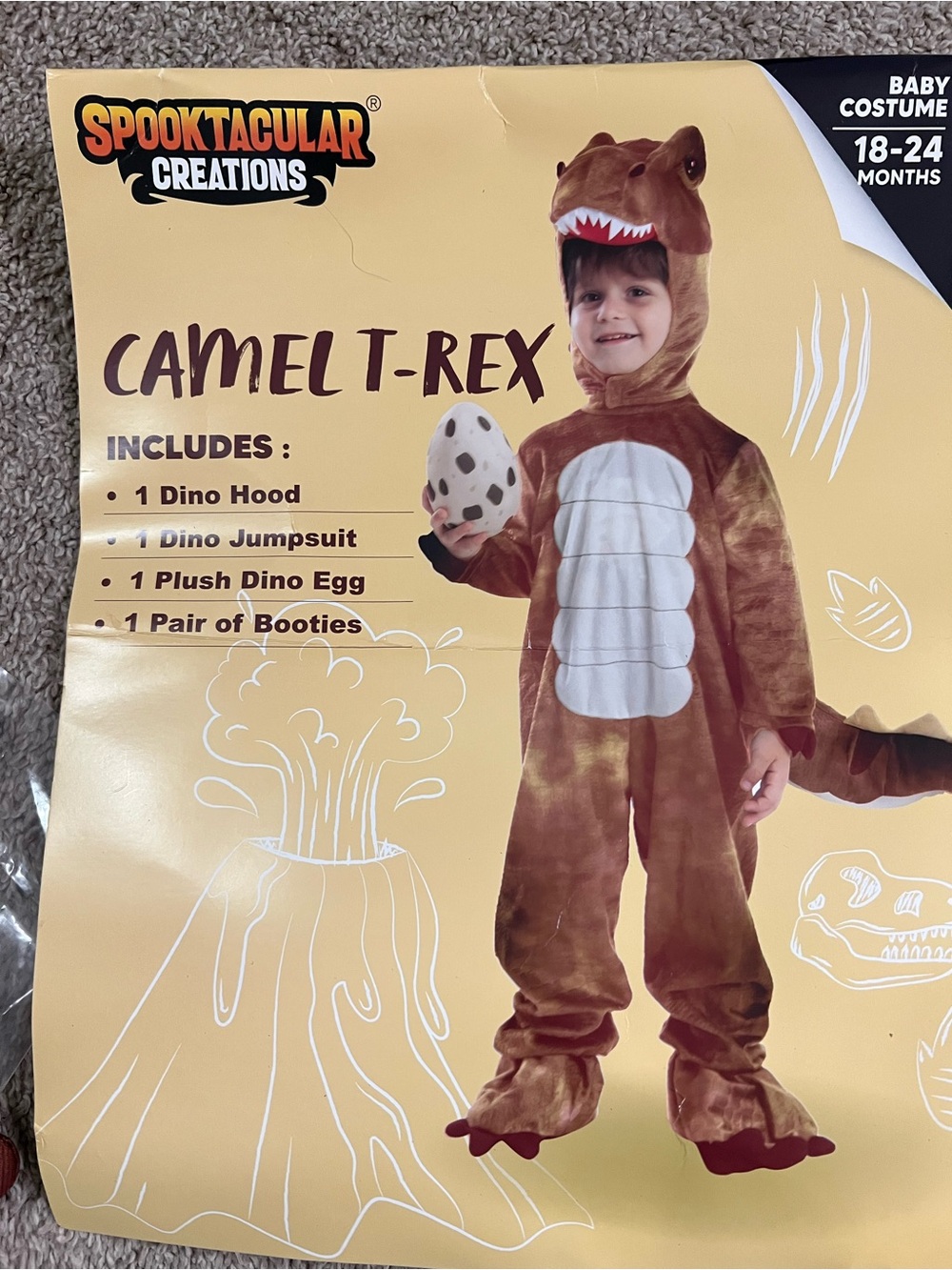 T-Rex Dinosaur Halloween Costume - toddler
